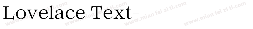 Lovelace Text字体转换